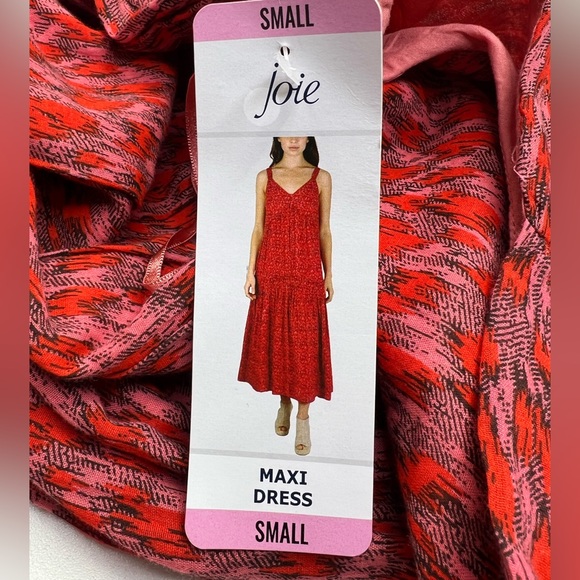 Joie Tiered Maxi Dress Tea Rose New With Tags Size Small - Picture 6 of 16
